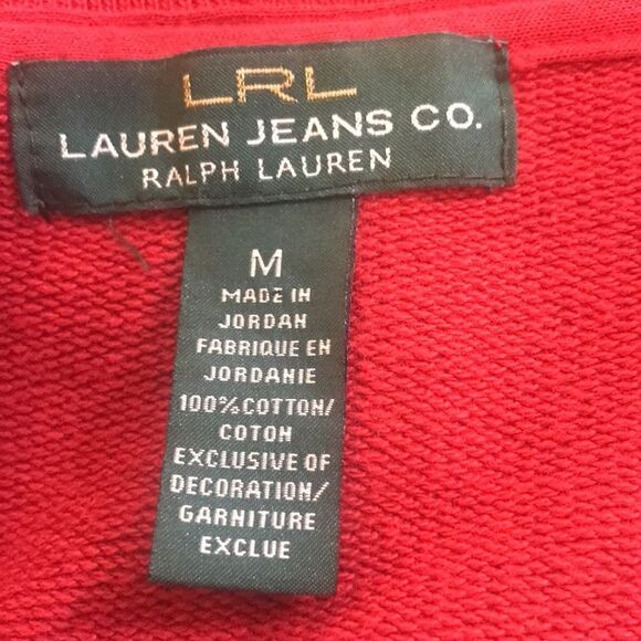 LRL LAUREN JEANS CO RALPH LAUREN RED WOMEN DRESS SIZE M - Picture 15 of 16